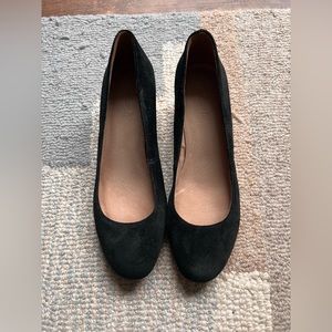 Madewell block heel pumps